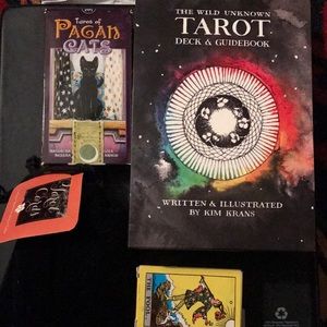 4 tarot decks!